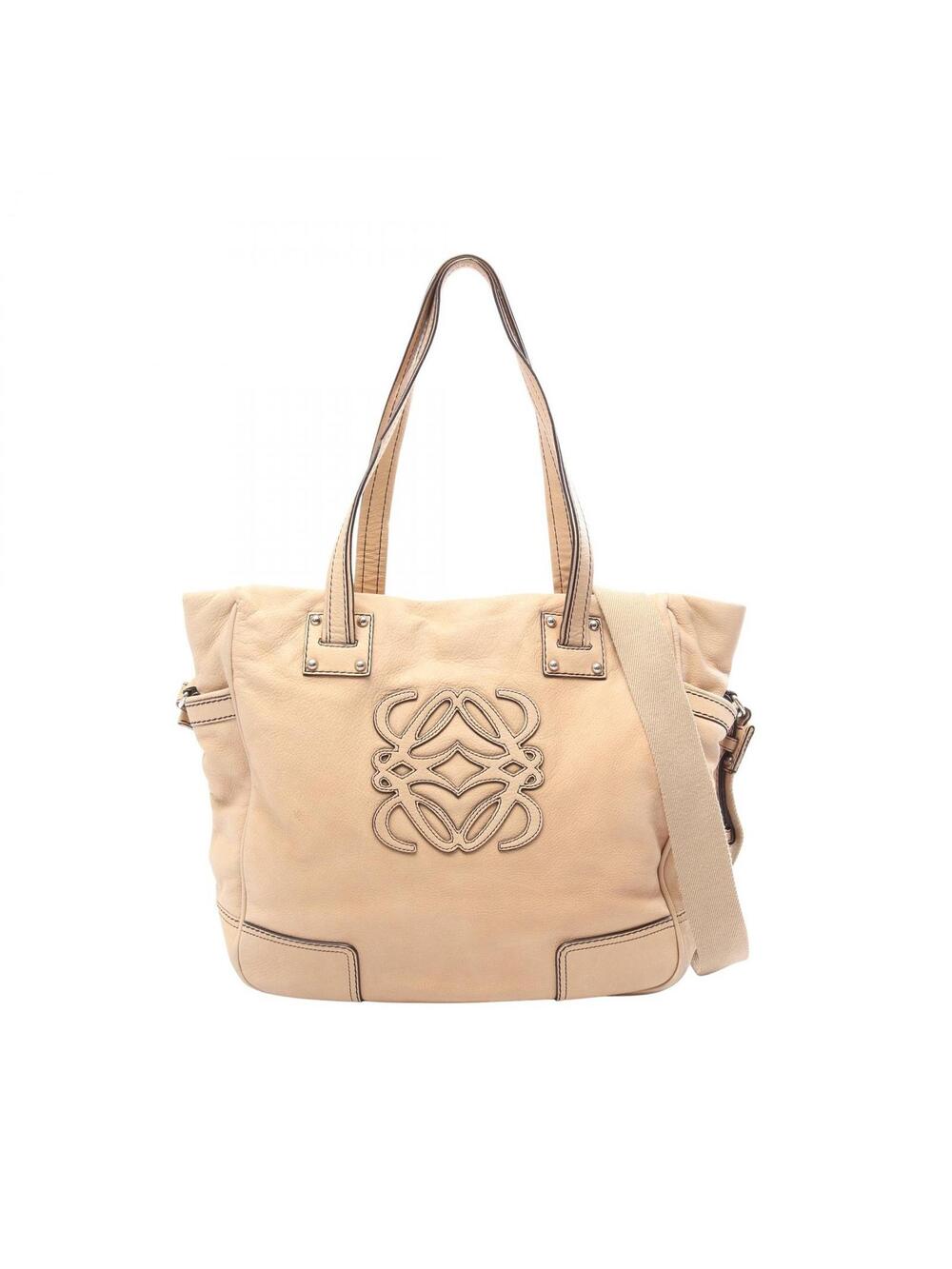 Loewe Anagram Shoulder Tote Bag Leather #367518L51B